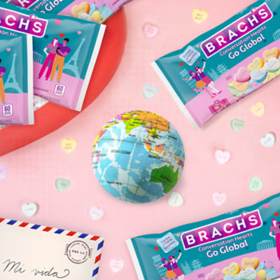 Brachs Conversation Hearts Go Global - 8.5 OZ - Image 4
