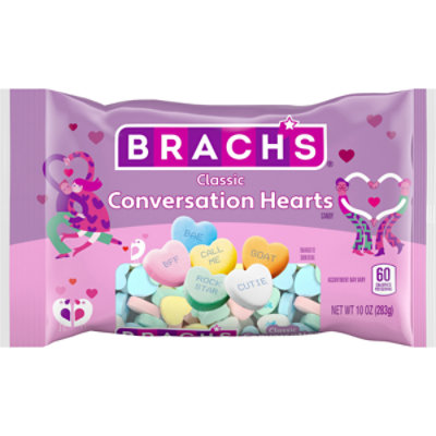 Brachs Classic Conversation Hearts - 10 OZ - Image 1
