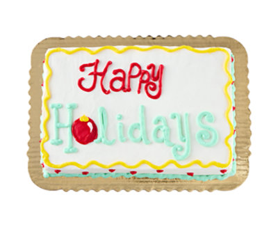 Happy Holidays Sheet Cake - Image 1