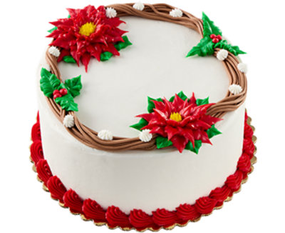 Merry Christmas Double Layer Cake - Image 1