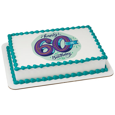 60th Birthday Cake - Image 1