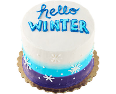 Hello Winter Mini Cake - Image 1