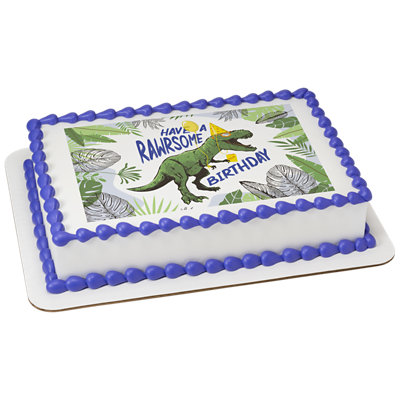 Rawrsome Birthday Dino Cake - Image 1