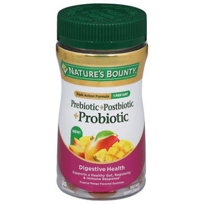 Natures Bounty Prebiot Probiot Postb Gmy 30 - 30 CT - Image 1