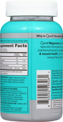 Qunol Magnesium Gummy 250mg 60ct - EA - Image 4