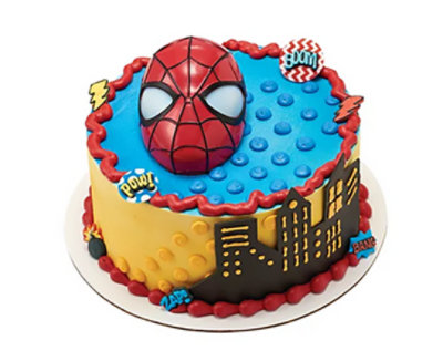 MARVEL's Spider Man® Round Decorated Toy Cake - Image 1