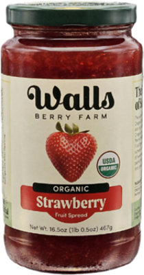 Walls Berry Farm Strawberry Organic Fruit Spread 16.5oz - 16.5 OZ