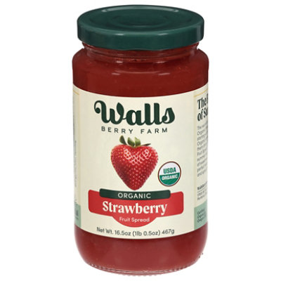 Walls Berry Farm Strawberry Organic Fruit Spread 16.5oz - 16.5 OZ - Image 2