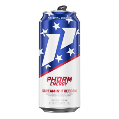 Phorm Energy Screamin Freedom 16fz - 16 FZ - Image 1