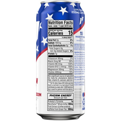 Phorm Energy Screamin Freedom 16fz - 16 FZ - Image 3