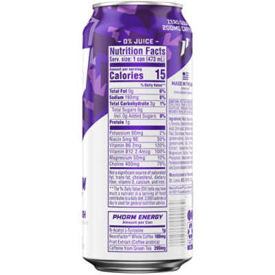 Phorm Energy Grape Smash 16fz - 16 FZ - Image 4