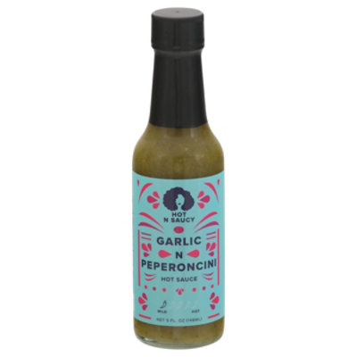 Hot N Saucy Sauce Hot Garlic - 5 FZ - Image 3