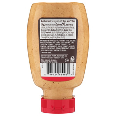 Primal Kitchen Mayo Chipotle Lime Squeeze - 8.5 FZ - Image 5