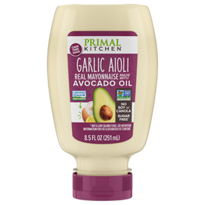 Primal Kitchen Mayo Aioli Garlic Squeeze - 8.5 FZ - Image 1