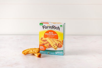 Farm Rich Bacon Breakfast Roll-ups, 10.8 Oz, 6 Count - 10.8 OZ - Image 7