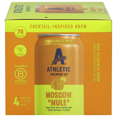 Athletic Moscow Mule In Cans - 4-12 FZ - Image 1