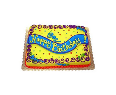 Happy Birthday Sheet Cake - Image 1