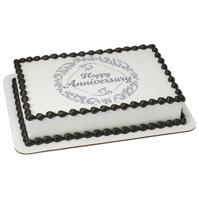 Silver Anniversary Cake - Image 1