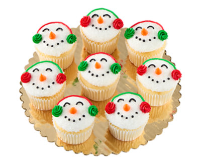 Winter Snowman Cupcakes - Image 1