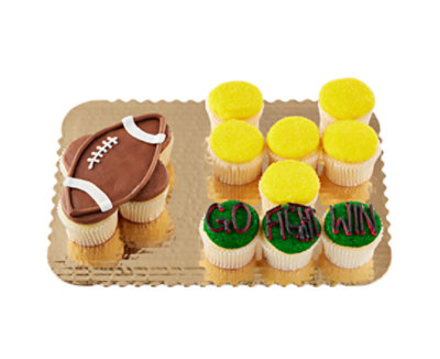 Football Pullapart Cupcake Cake - Image 1