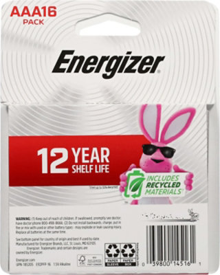 Energizer Max Alkaline Aaa Batteries 16 Pack - 16 CT - Image 3