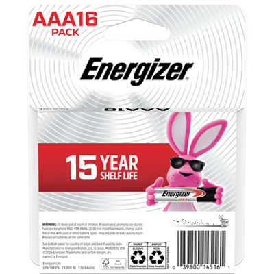 Energizer Max Alkaline Aaa Batteries 16 Pack - 16 CT - Image 2