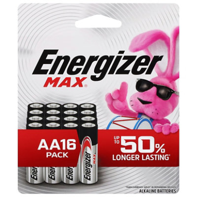 Energizer Max Alkaline Aa Batteries 16 Pack - 16 CT - Image 2