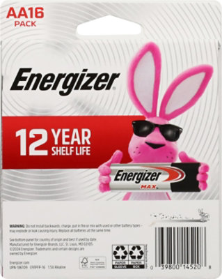 Energizer Max Alkaline Aa Batteries 16 Pack - 16 CT - Image 3