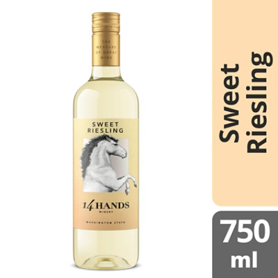 14 Hands Sweet Riesling Wine - 750 ML - Image 1