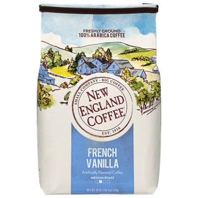 18oz New England Coffee French Vanilla Ground - 18 OZ - Image 2
