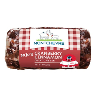 Montchevre Jojos Cranberry Cinnamon Goat Cheese - 4 OZ - Image 1