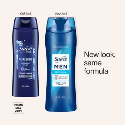 Suave Men Refresh Body Wash - 18 FZ - Image 4