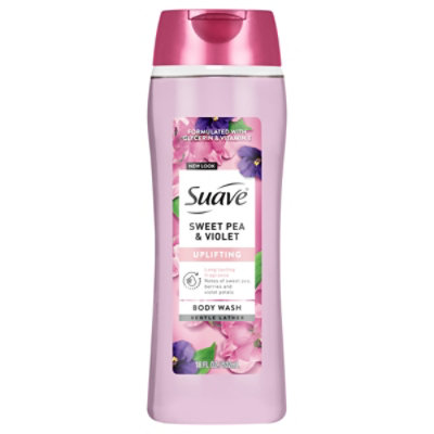 Suave Body Wash Essentials Sweet Pea 18fz - 18 FZ - Image 2