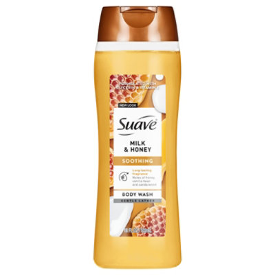 Suave Body Wash Essentials Milk Honey Splash 18fz - 18 FZ - Image 2