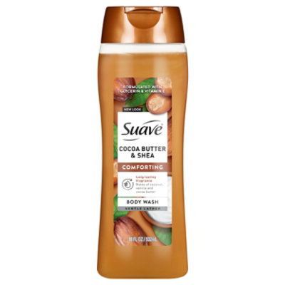 Suave Essentials Cocoa Butter & Shea Body Wash - 18 FZ - Image 1