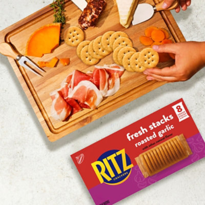 Ritz Fresh Stacks Roasted Garlic Crackers - 11.8 Oz - Image 3