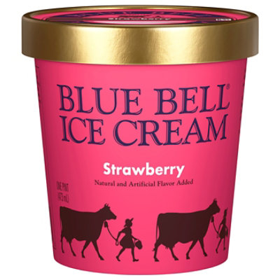 Blue Bell Ic Crm Strawberry - HG - Image 1