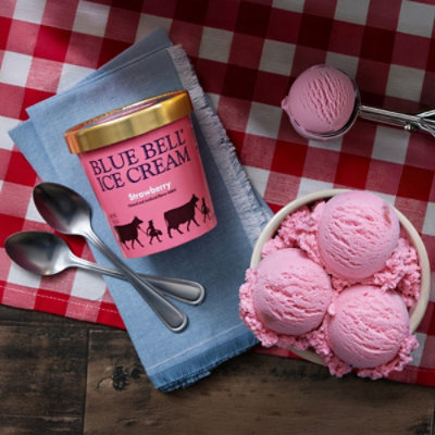 Blue Bell Ic Crm Strawberry - HG - Image 3