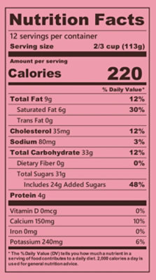 Blue Bell Strawberries & Homemade Vanilla Ice Cream - Half Gallon - HG - Image 6