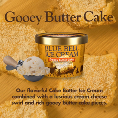 Blue Bell Gooey Butter Cake Ice Cream - Half Gallon - HG - Image 2