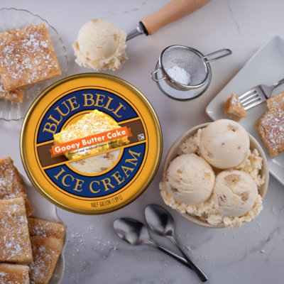 Blue Bell Gooey Butter Cake Ice Cream - Half Gallon - HG - Image 3