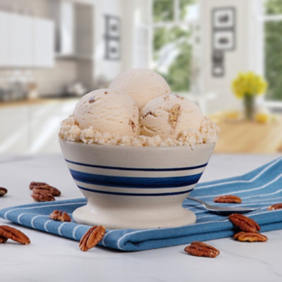 Blue Bell Buttered Pecan Ice Cream - Half Gallon - HG - Image 4