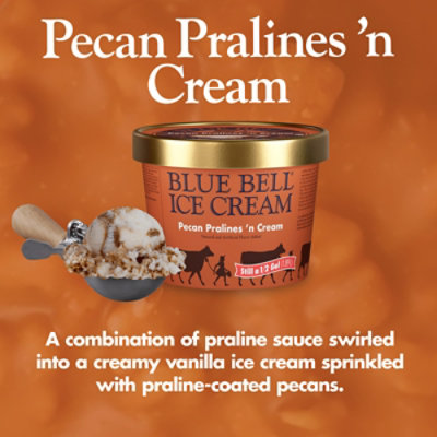 Blue Bell Pecan Pralines 'n Cream Ice Cream - Half Gallon - HG - Image 2