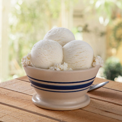 Blue Bell Natural Vanilla Bean Ice Cream - Half Gallon - HG - Image 4