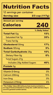 Blue Bell Natural Vanilla Bean Ice Cream - Half Gallon - HG - Image 6