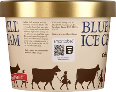 Blue Bell Coffee Ice Cream - Half Gallon - HG - Image 5