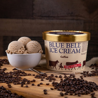 Blue Bell Coffee Ice Cream - Half Gallon - HG - Image 3