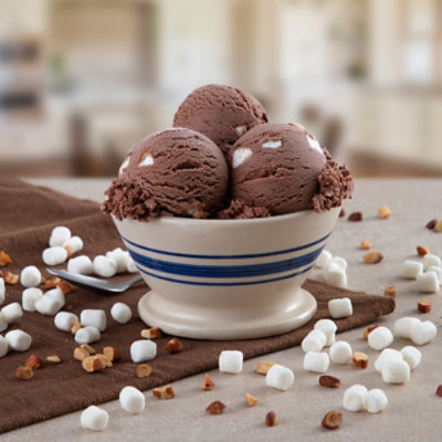 Blue Bell Rocky Road Ice Cream - Half Gallon - HG - Image 4