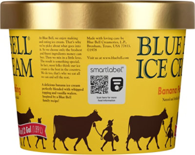 Blue Bell Banana Pudding Ice Cream - Half Gallon - HG - Image 5