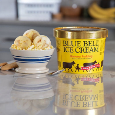 Blue Bell Banana Pudding Ice Cream - Half Gallon - HG - Image 3